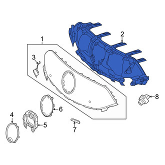 Mercedes-Benz OE - Front Grille Reinforcement