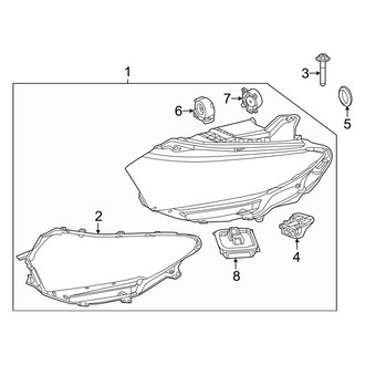 Mercedes-Benz OE - Front Lamps - Headlamp Components