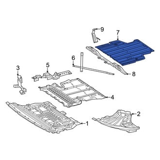 Mercedes-Benz OE - Front Floor Pan Splash Shield
