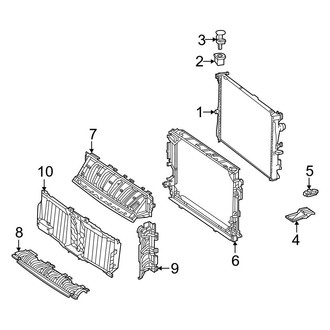Mercedes-Benz OE - Cooling - Radiator & Components (Primary Cooling)