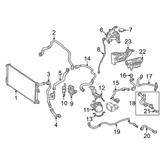 Mercedes-Benz OE - Cooling - Radiator & Components (Battery Cooling)