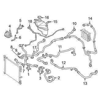 Mercedes-Benz OE - Cooling - Hoses & Lines (Front)