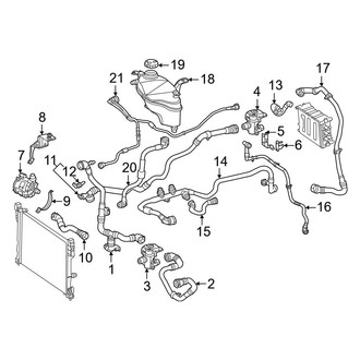 Mercedes-Benz OE - Cooling - Hoses & Lines (Front), (4Matic)