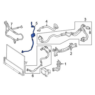 Mercedes-Benz OE - A/C Refrigerant Liquid Hose