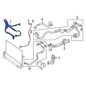 Mercedes-Benz OE - A/C Manifold Hose Assembly