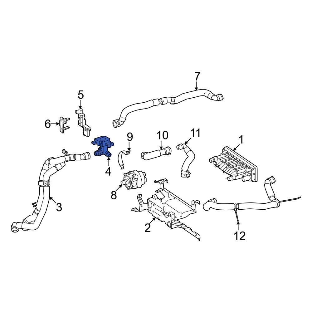 MercedesBenz OE 0005061500 HVAC Heater Control Valve