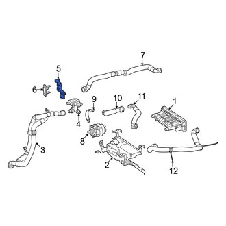 Mercedes-Benz OE - Front HVAC Heater Control Valve Bracket