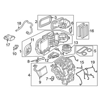 Mercedes-Benz OE - Air Conditioner & Heater - Evaporator & Heater Components
