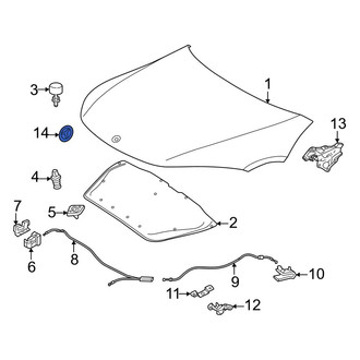 Mercedes-Benz OE - Front Hood Emblem