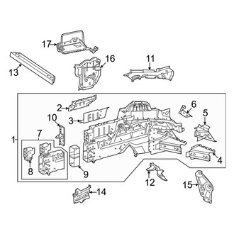 Mercedes-Benz OE - Fender - Structural Components & Rails
