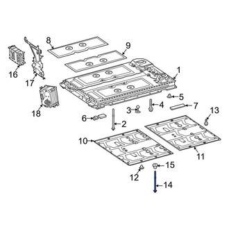Mercedes-Benz OE - Drive Motor Battery Pack Screw
