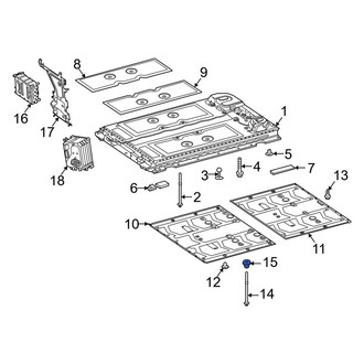 Mercedes-Benz OE - Drive Motor Battery Pack Cover Insulator