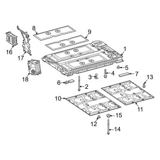 2025 Mercedes EQS Battery Trays, Alternator Brackets, Mounts — CARiD.com