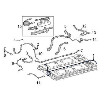 Mercedes-Benz OE - Drive Motor Battery Pack Control Module Wiring Harness