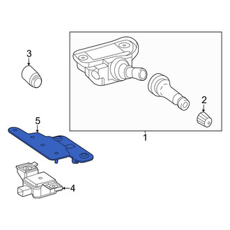 Mercedes-Benz OE - Tire Pressure Monitoring System (TPMS) Receiver Bracket