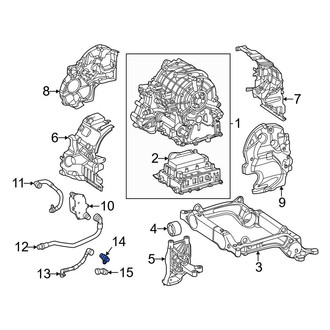 Mercedes-Benz OE - Engine Coolant Pipe Adapter