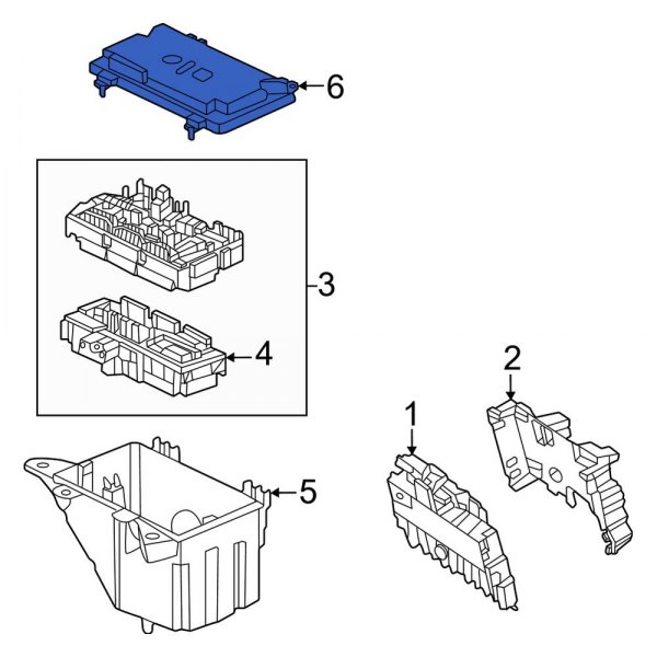 Fuse and Relay Center Cover