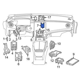 Mercedes-Benz OE - Infotainment Display Control Module