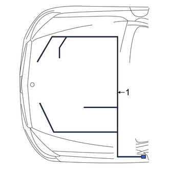 Mercedes-Benz OE - Engine Compartment Wiring Harness