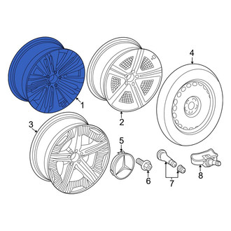 Mercedes-Benz OE - Wheel