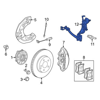 Mercedes-Benz OE - Rear Left ABS Wheel Speed Sensor Wiring Harness