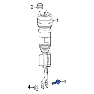 Mercedes-Benz OE - Upper Suspension Shock Absorber Bolt