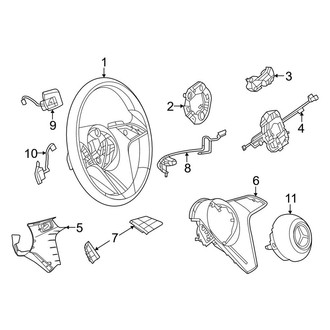 Mercedes-Benz OE - Steering Wheel & Trim (Standard Wheel)