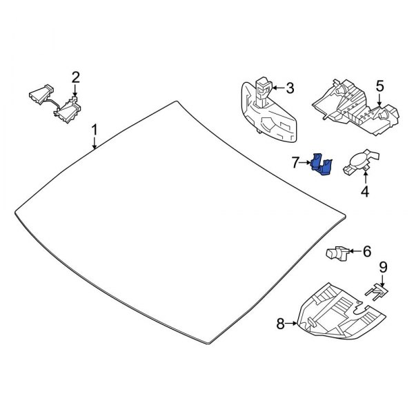 Lane Departure System Camera Bracket