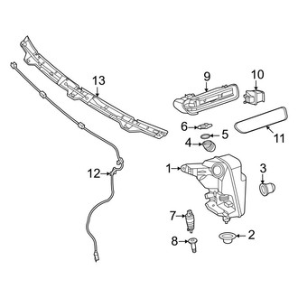Mercedes-Benz OE - Windshield - Washer Components