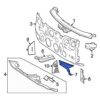 Mercedes-Benz OE - Front Upper Cowl Crossmember