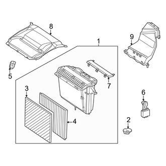 Mercedes-Benz OE - Cowl (Air Inlet, With Energizing Air Control)