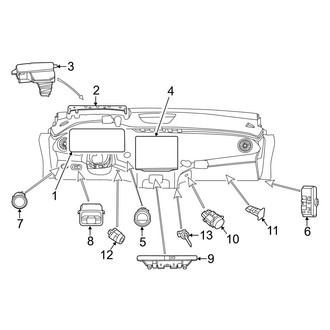 Mercedes-Benz OE - Instrument Panel - Cluster & Switches (W/O Hyperscreen)