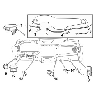 Mercedes-Benz OE - Instrument Panel - Cluster & Switches (With Hyperscreen)