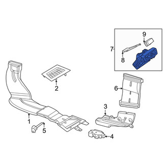 Mercedes-Benz OE - Console Air Vent