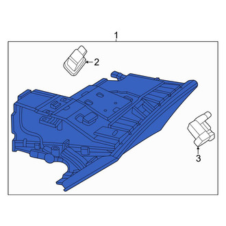 Mercedes-Benz OE - Front Glove Box Assembly