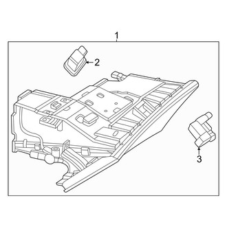 Mercedes-Benz OE - Instrument Panel - Glove Box (With Hyperscreen)