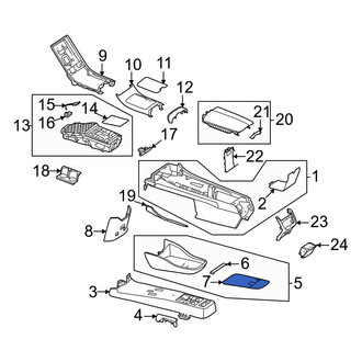 Mercedes-Benz OE - Console Mat