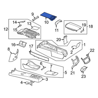 Mercedes-Benz OE - Front Console Trim Panel Cap