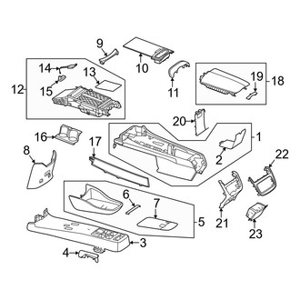 Mercedes-Benz OE - Console (With Hyperscreen)