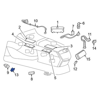 Mercedes-Benz OE - Front Audio Auxiliary Jack Cap