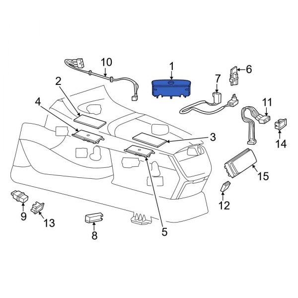 Infotainment Display Control Switch