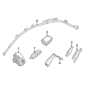 Mercedes-Benz OE - Restraint Systems - Air Bag Components (Air Bags)