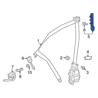 Mercedes-Benz OE - Front Seat Belt Height Adjuster