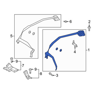 Mercedes-Benz OE - Front Left Seat Belt Lap and Shoulder Belt