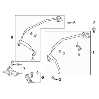 Mercedes-Benz OE - Restraint Systems - Rear Seat Belts