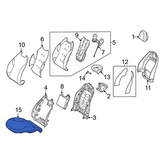 Mercedes-Benz OE - Front Right Seat Cushion Foam