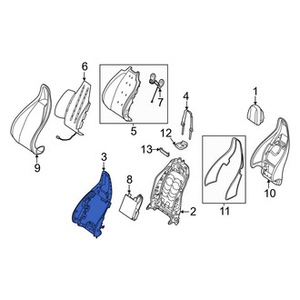 Mercedes-Benz OE - Front Left Seat Frame