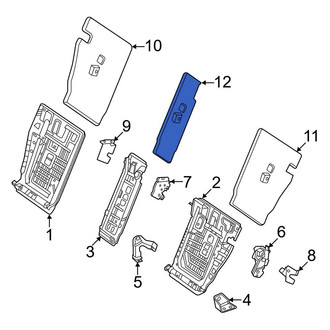 Mercedes-Benz OE - Rear Center Seat Back Panel