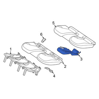 Mercedes-Benz OE - Rear Left Lower Seat Heater Pad