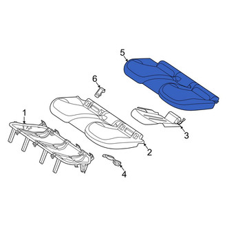 Mercedes-Benz OE - Rear Seat Cover